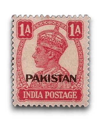 King George VI Definitives Indian Stamps Overprinted