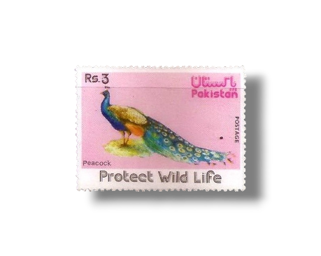 1976 PK412 Wild Life Series Indian Peafowl