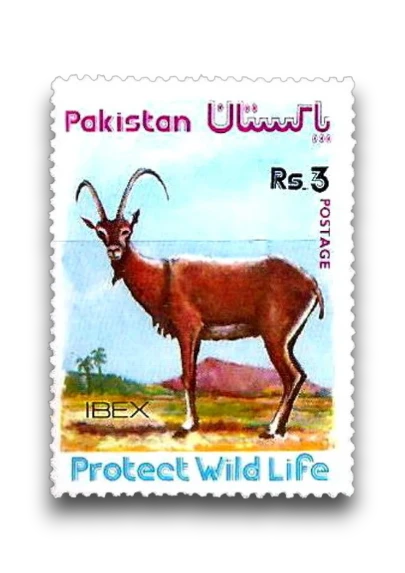 1976 PK418 4rth Wild Life Series Ibex